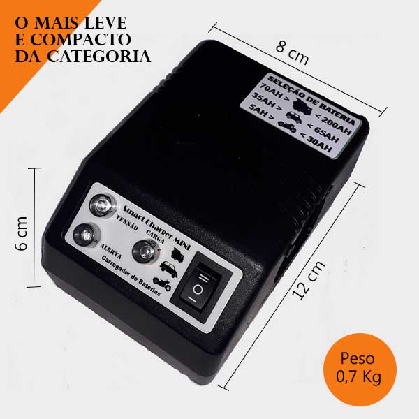 Carregador de bateria de carro