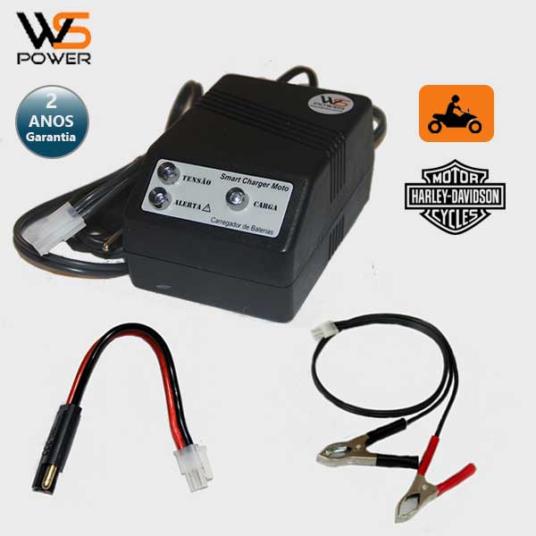 Carregador de bateria de moto Harley Davidson