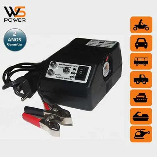 Carregador inteligente de bateria para Carros